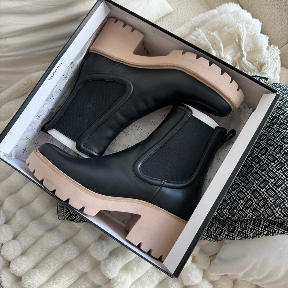 Dolce Vita Hawk H2O Booties in Black Leather